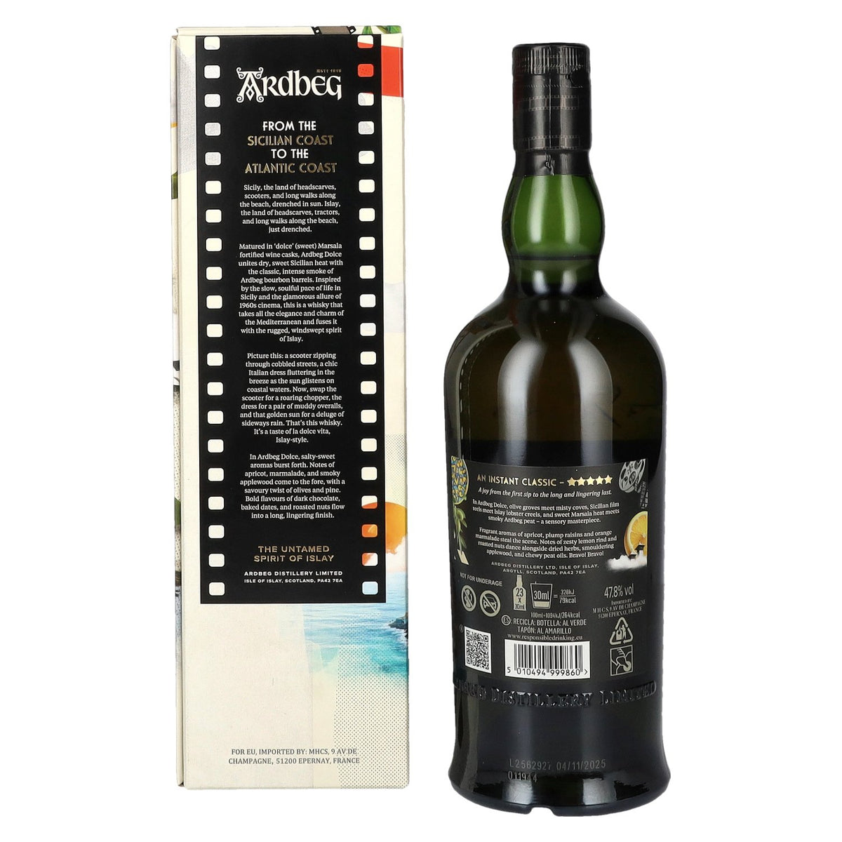 Ardbeg Dolce Cue The Smoke The Ultimate Islay Single Malt Scotch Whisky 47,8% Vol. 0,7l in geschenkverpakking