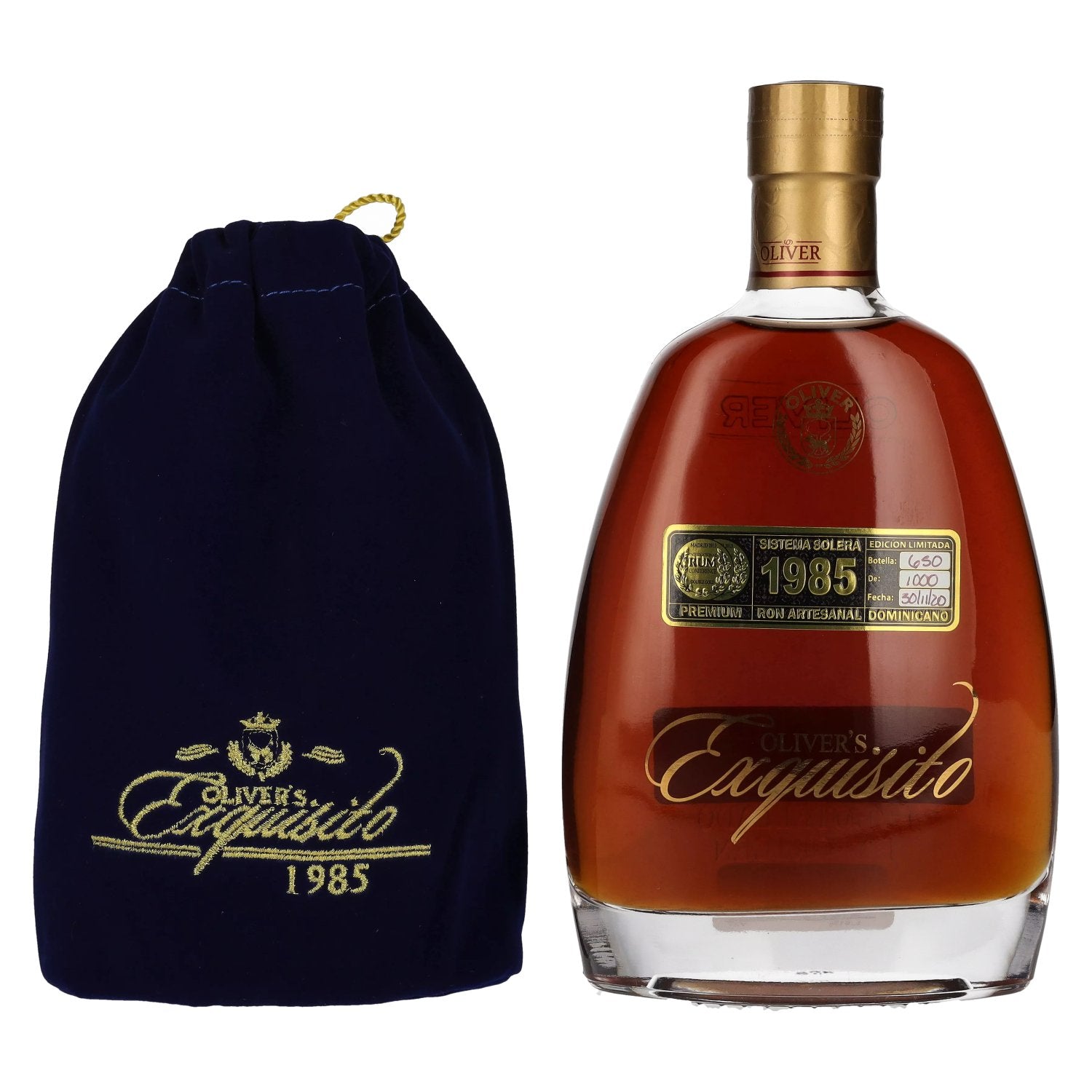 Oliver's Exquisito Sistema Solera Rum 1985 40% vol. 0.7 l
