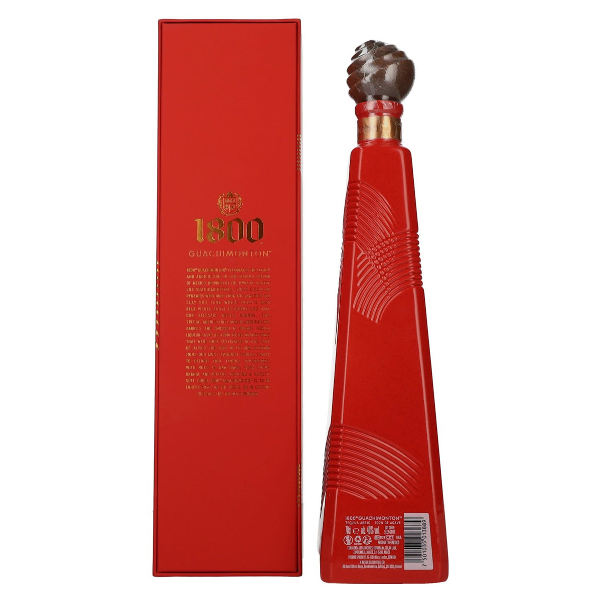 1800 Tequila GuachiMonton AÑEJO 100% Agave 40% Vol. 0,7l in Geschenkbox