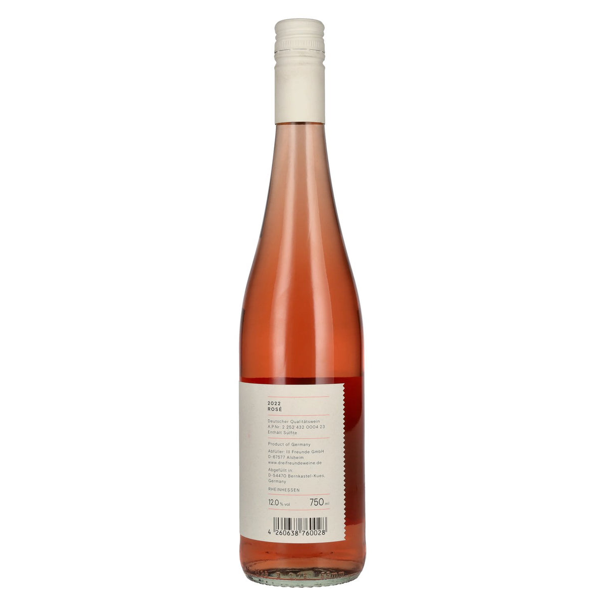 III Freunde Rosé 2022 12% vol. 0,75 l