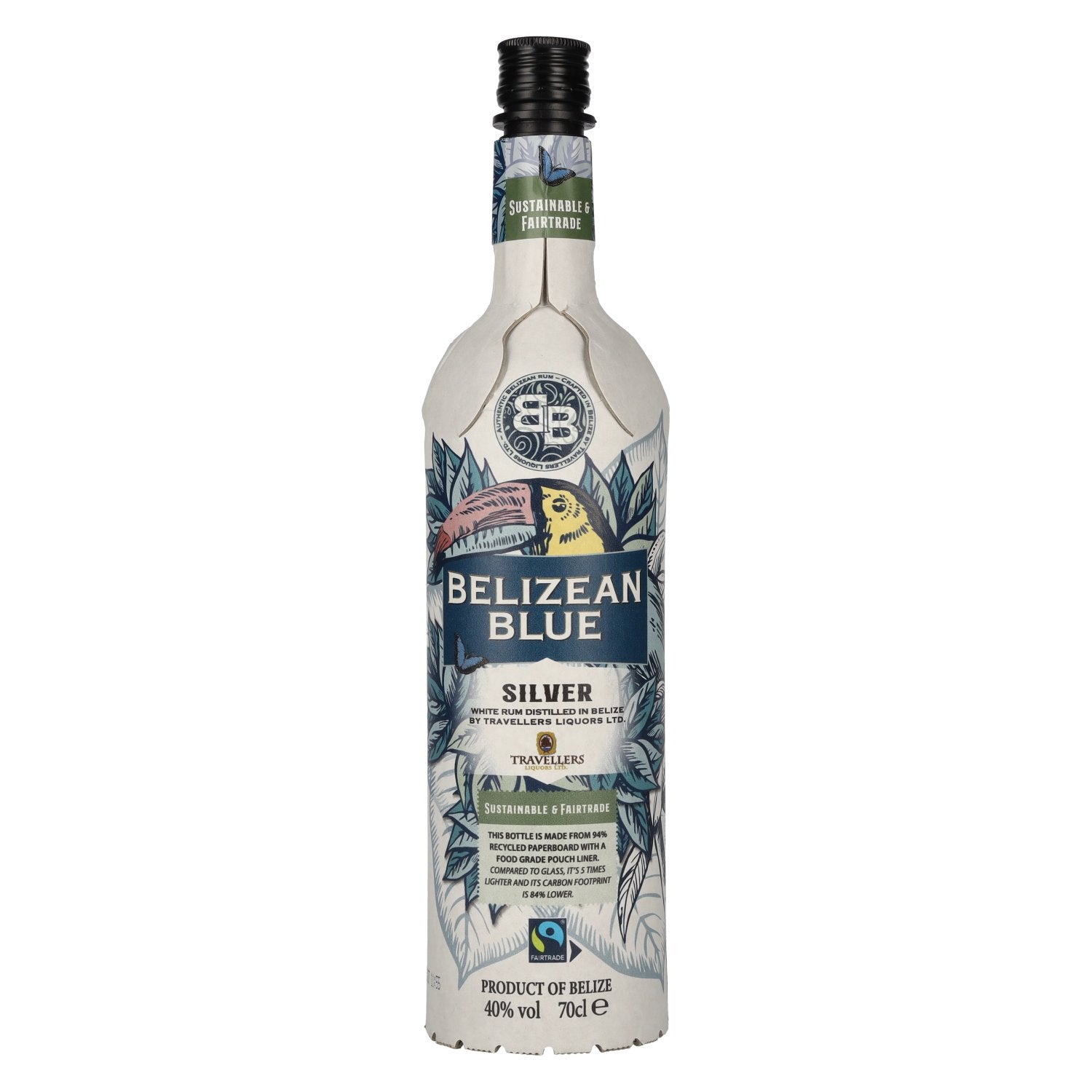 Belizean Blue SILVER Rum 40% vol. 0,7l