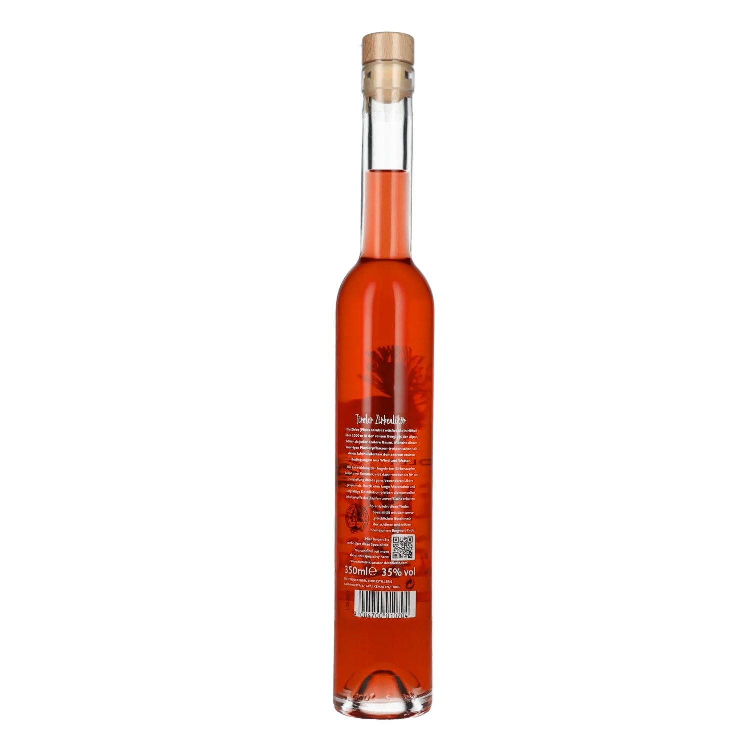 Tiroler Kräuterdestillerie Tiroler Zirben Liqueur 35% Vol. 0,35l