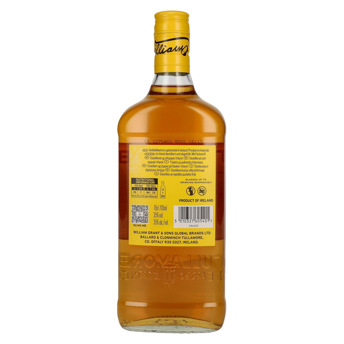 Tullamore D.E.W. Honey Liqueur 35% vol. 0.7 l