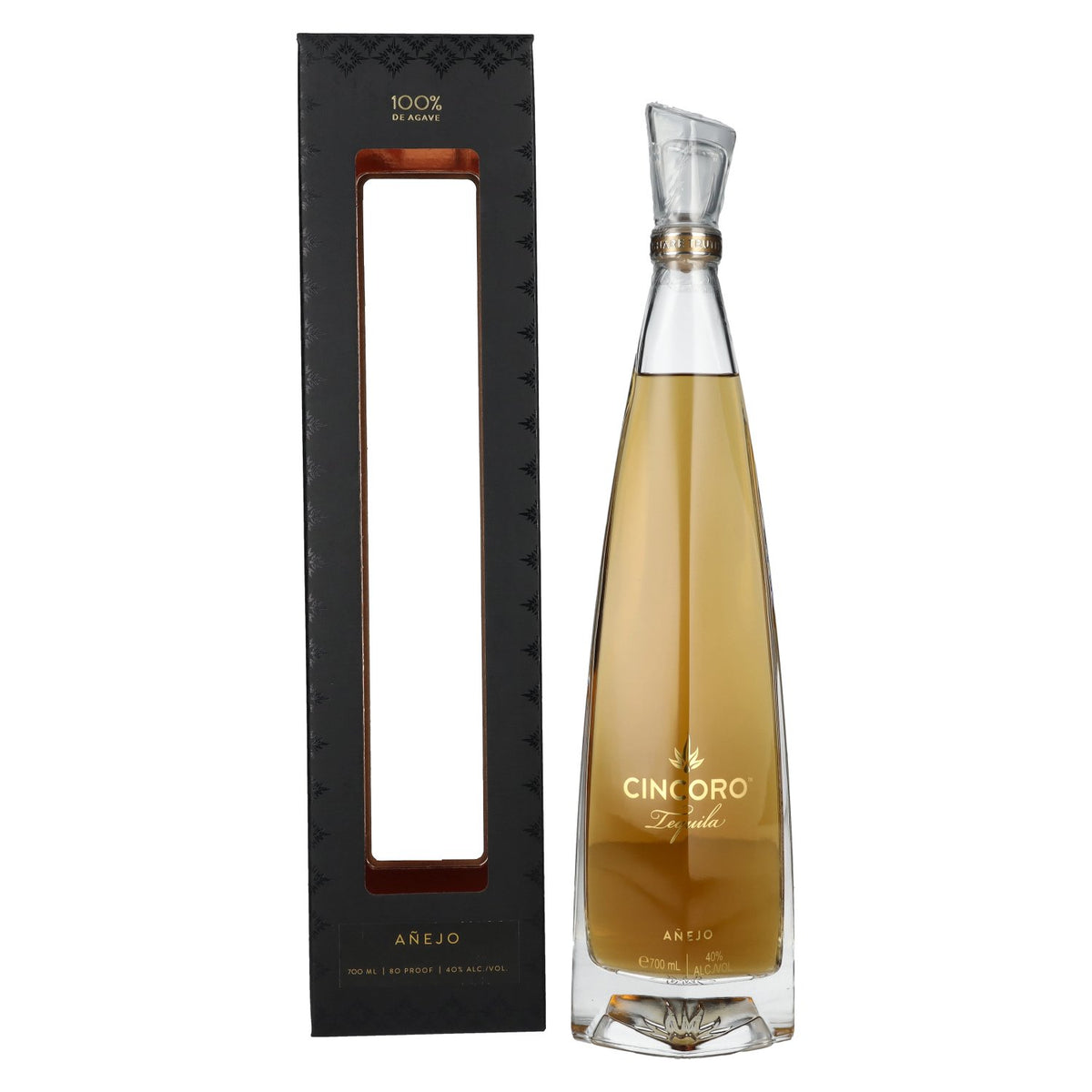Cincoro Tequila Añejo 40% Vol. 0,7l in Geschenkbox