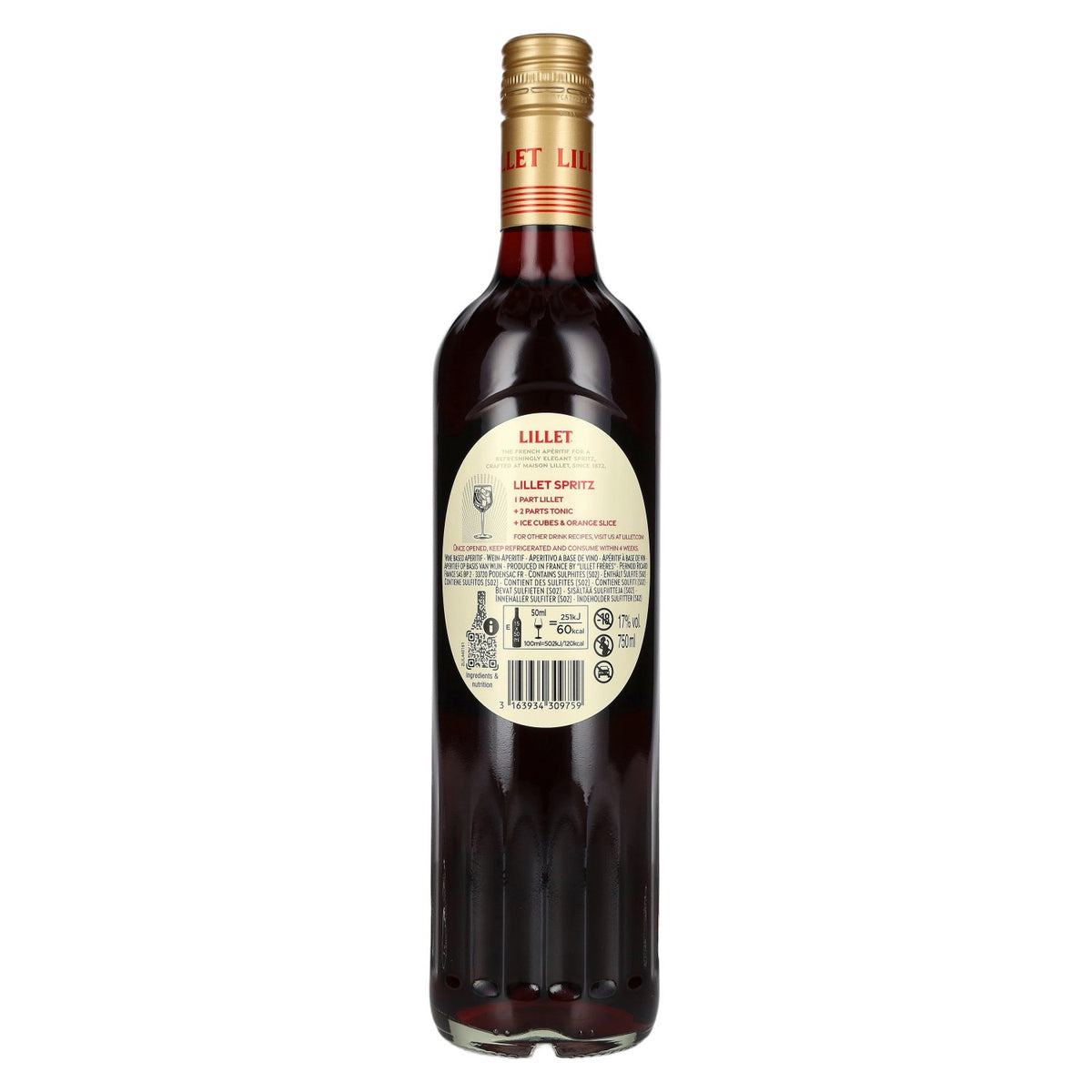 Lillet Rouge 17% vol. 0,75 l