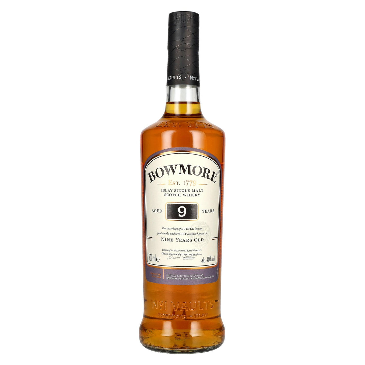 Bowmore 9 Years Old Islay Single Malt Scotch Whisky 40% Vol. 0,7l