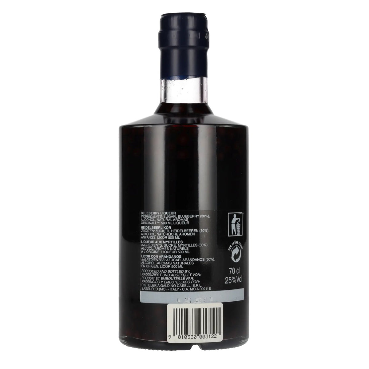 Caselli Mirtillino Liquore con Mirtilli Neri 25% vol. 0,7l