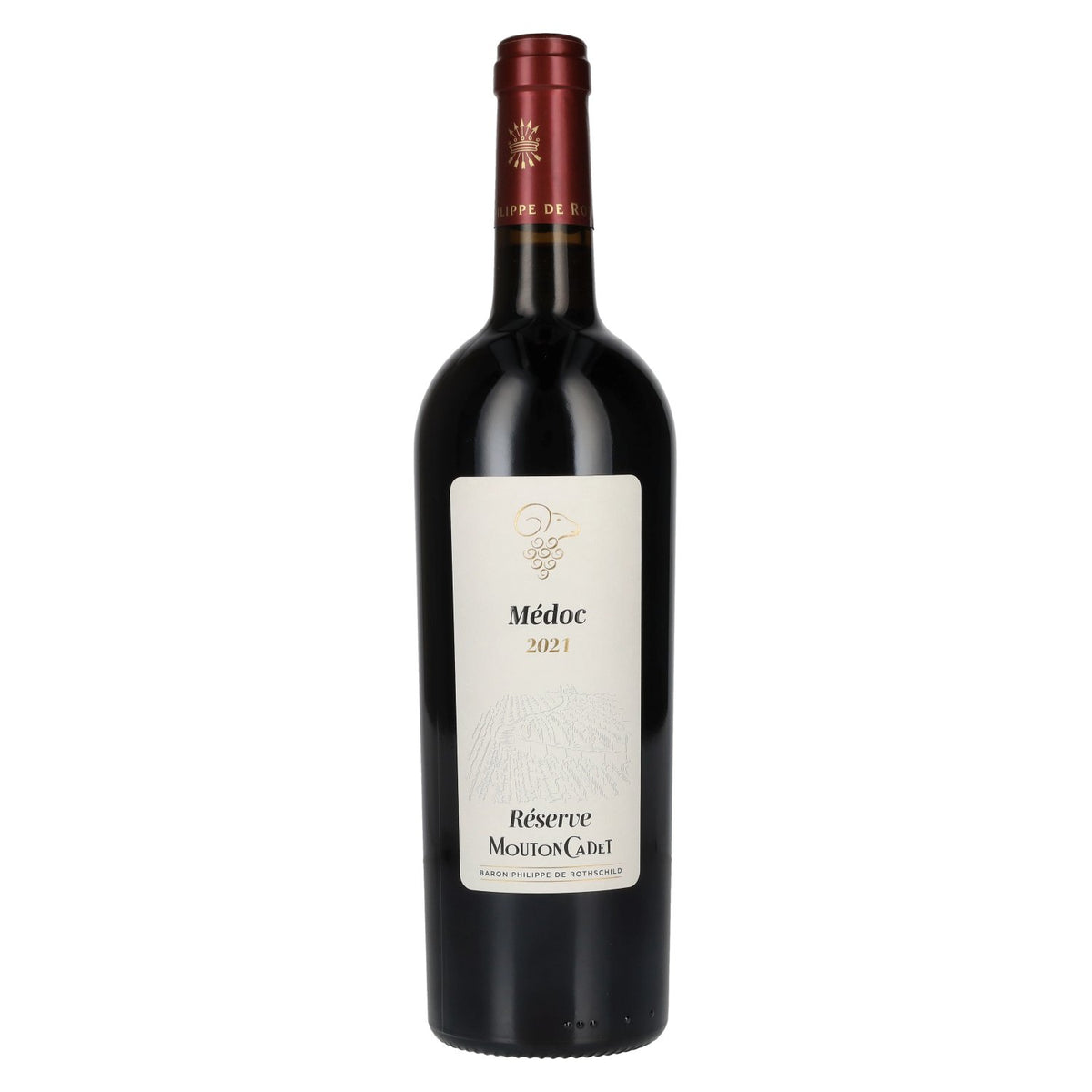 Baron Philippe de Rothschild MOUTON CADET Réserve Médoc 2021 12,5% Vol. 0,75l