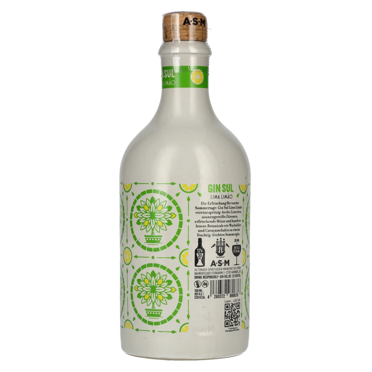 Gin Sul Lima Limão Limes & Lemons 43% Vol. 0,5l