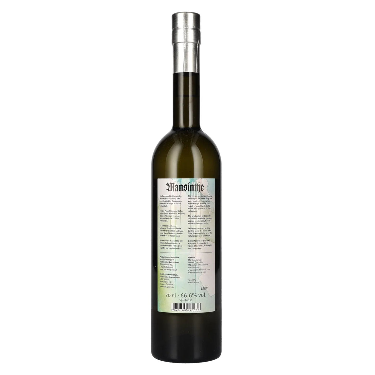 Mansinthe Absinthe 66.6% vol. 0.7 l