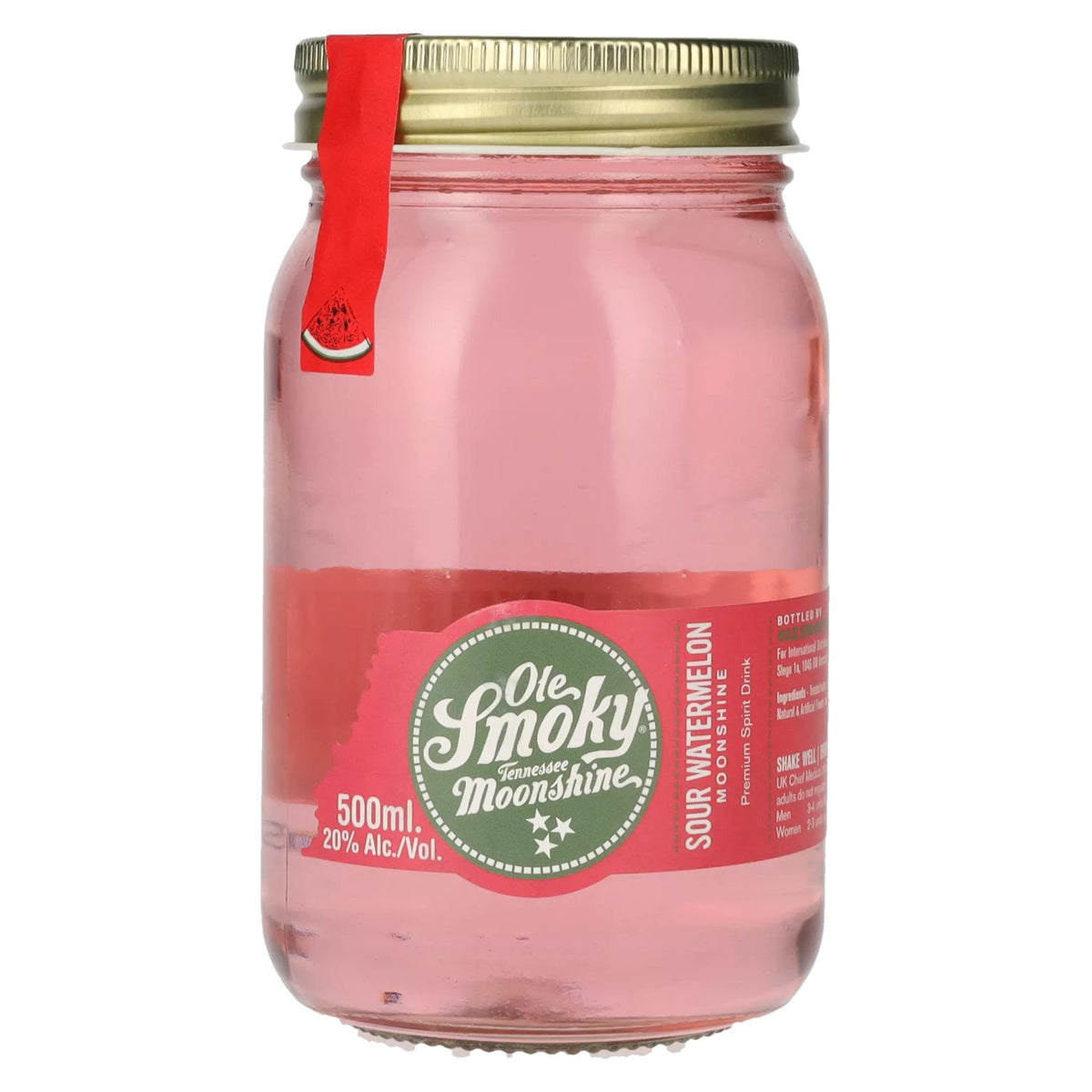 Ole Smoky Tennessee Moonshine SOUR WATERMELON 20 % vol. 0,5 l