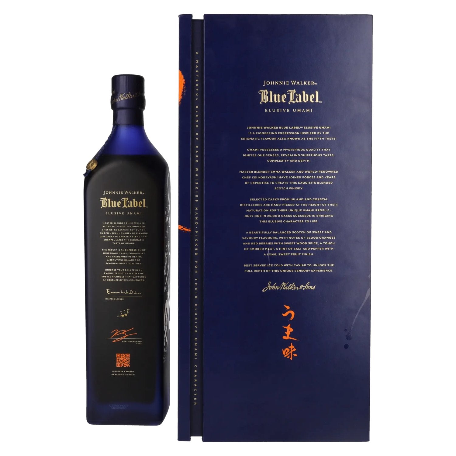 Johnnie Walker Blue Label ELUSIVE UMAMI Blended Scotch Whisky Limited Release 43% Vol. 1l in geschenkverpakking