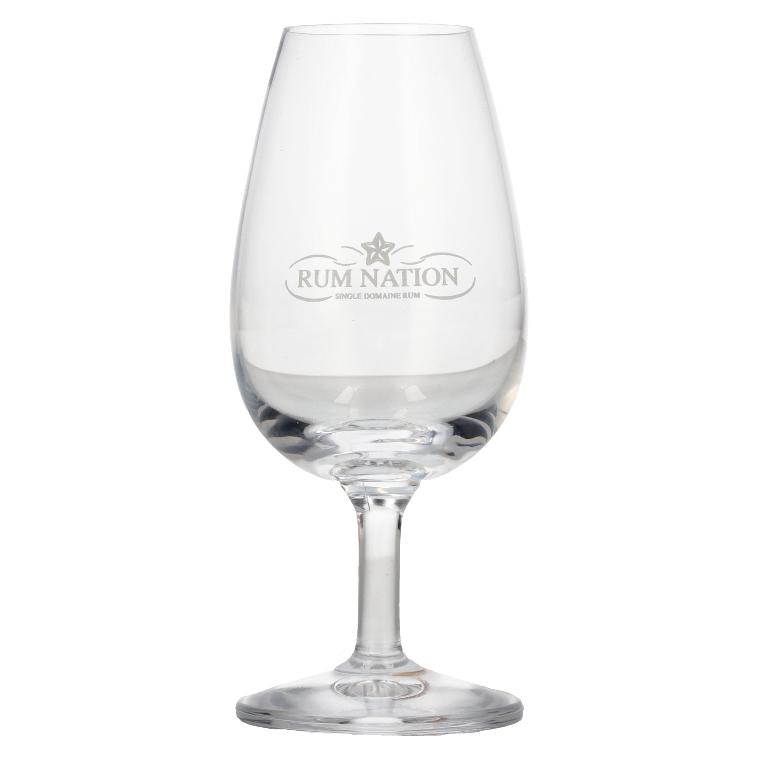 Rum Nation Rumglas op voet zonder kalibratie