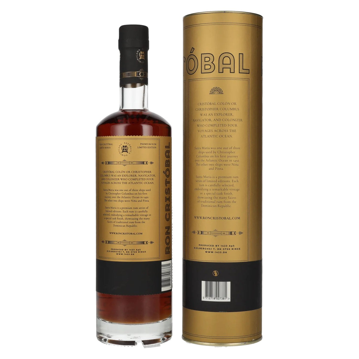 Ron Cristóbal Santa Maria Recioto Limited Edition 43% vol. 0.7 l in a gift box