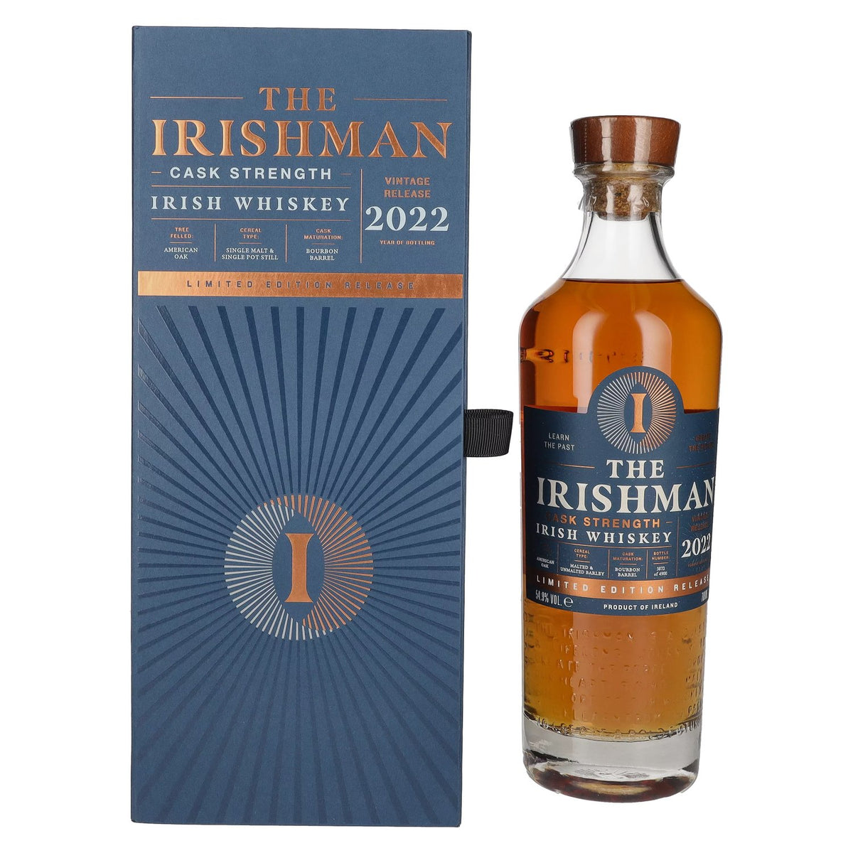 The Irishman Irish Whiskey Cask Strength Limited Edition Release 2022 54,9% Vol. 0,7l in Geschenkbox