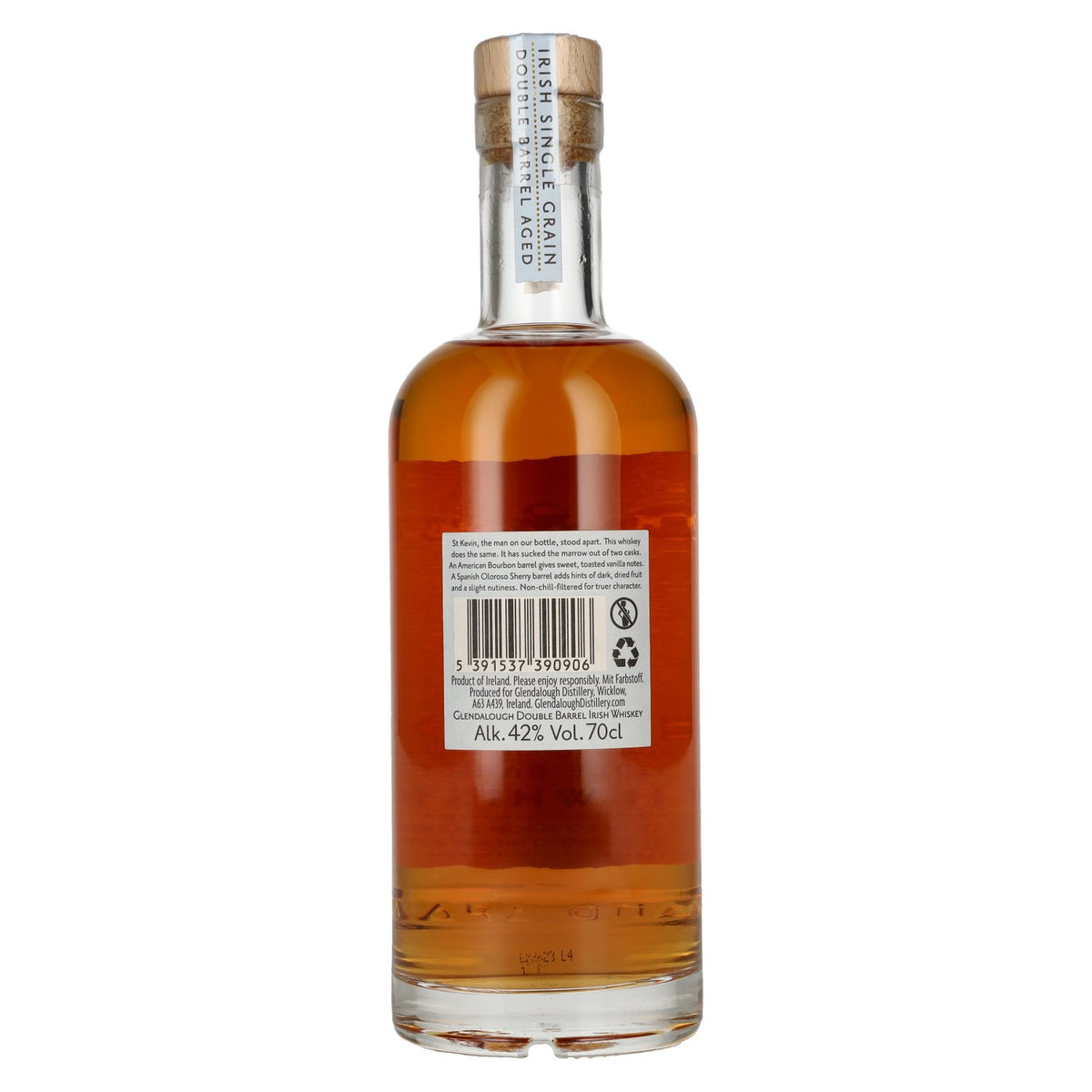 Glendalough DOUBLE BARREL Irish Whiskey 42% Vol. 0,7l
