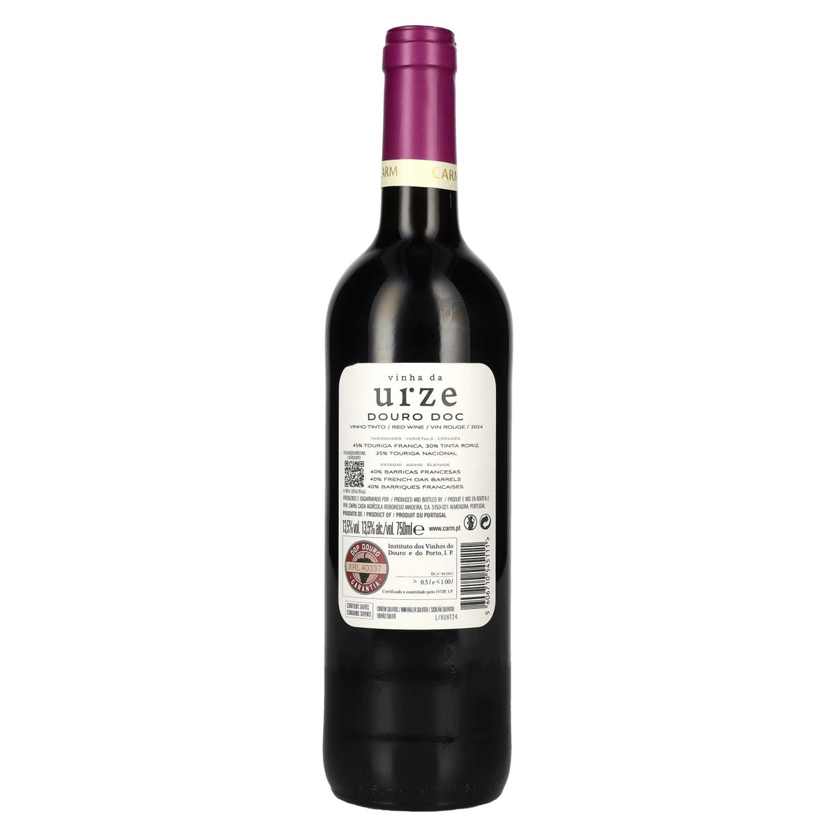 CARM Vinha Da Urze Douro Red 2024 13,5% Vol. 0,75l