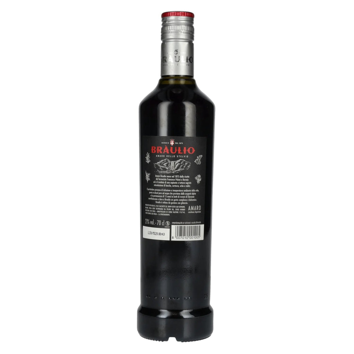 Bràulio Amaro kruidenlikeur 21% vol. 0.7l