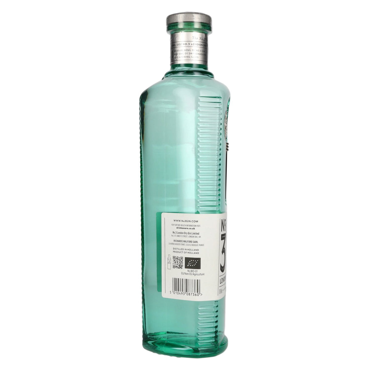 No. 3 London Dry Gin Biologisch 46% vol. 0,7 l