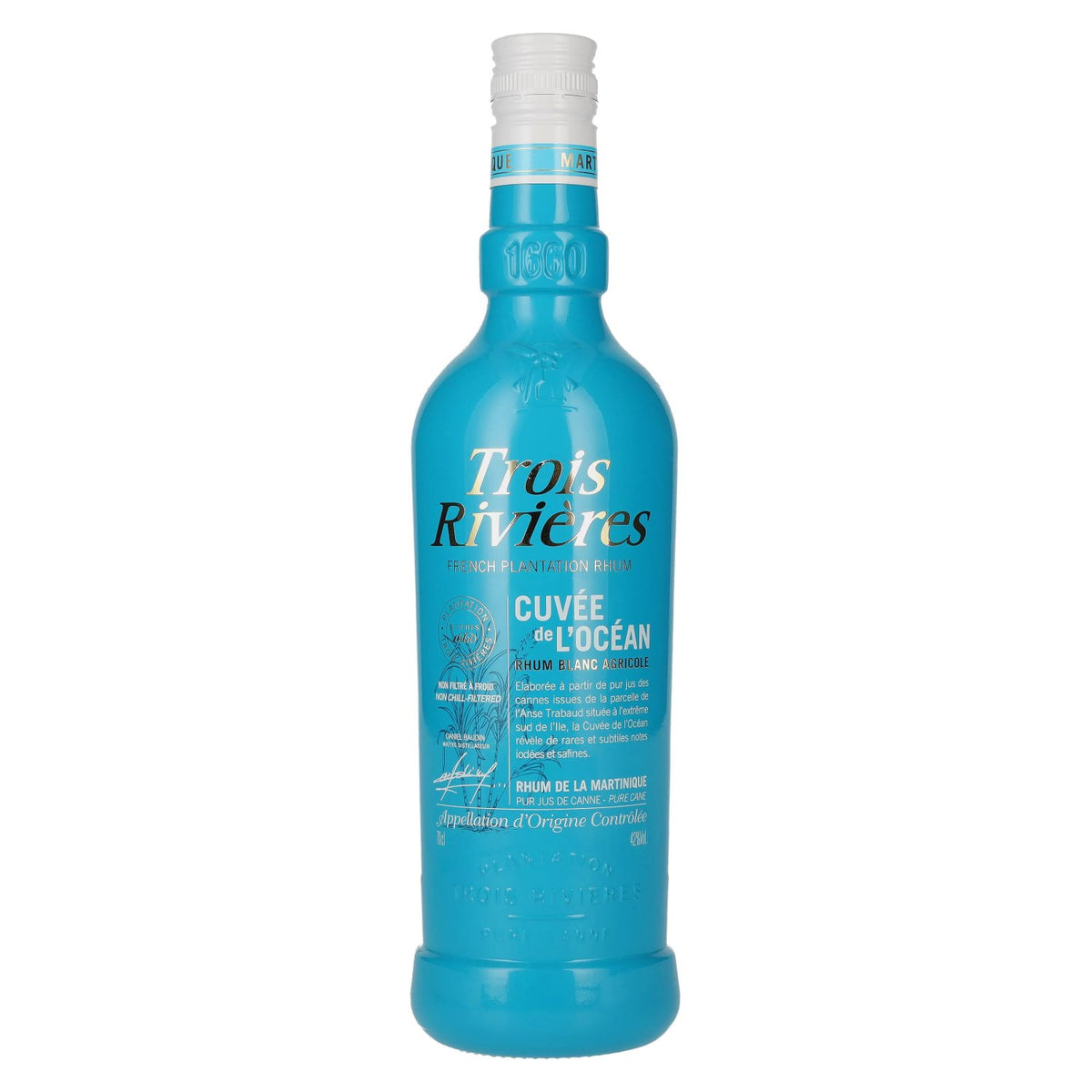 Trois Rivières CUVÉE DE L'OCÉAN Rhum 42% vol. 0,7 l