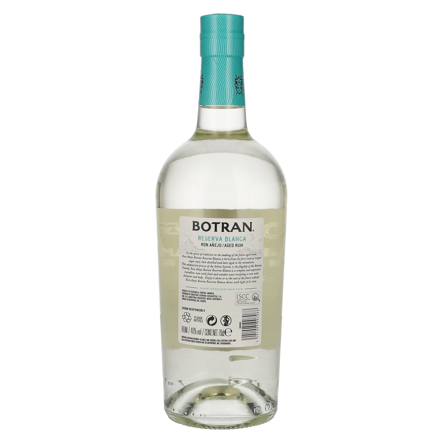Ron Botran Añejo Reserva Blanca 40% Vol. 0,7l