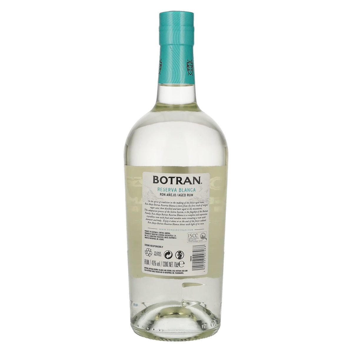 Ron Botran Añejo Reserva Blanca 40% Vol. 0,7l
