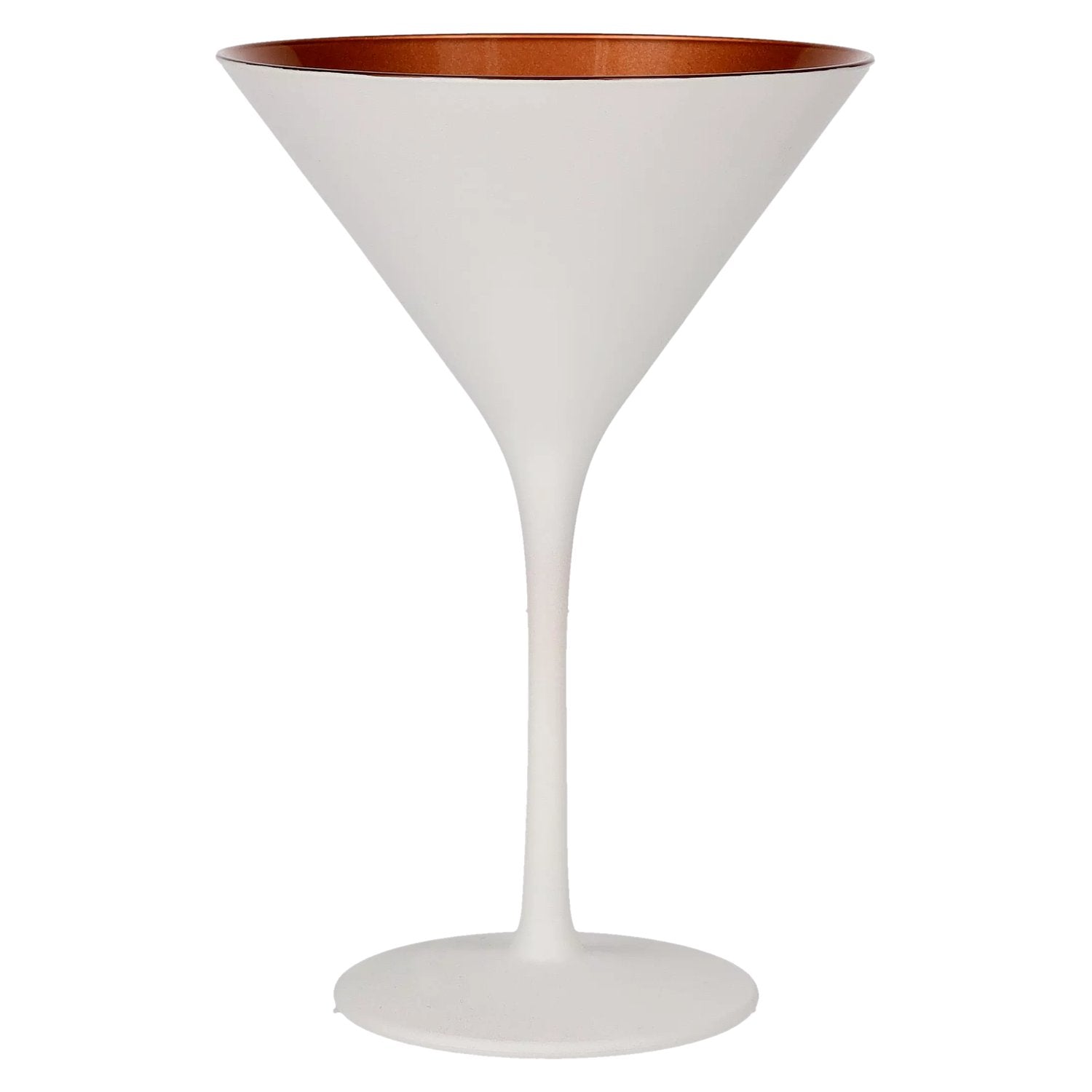 Stölzle Lausitz martini glass Elements white/bronze without calibration