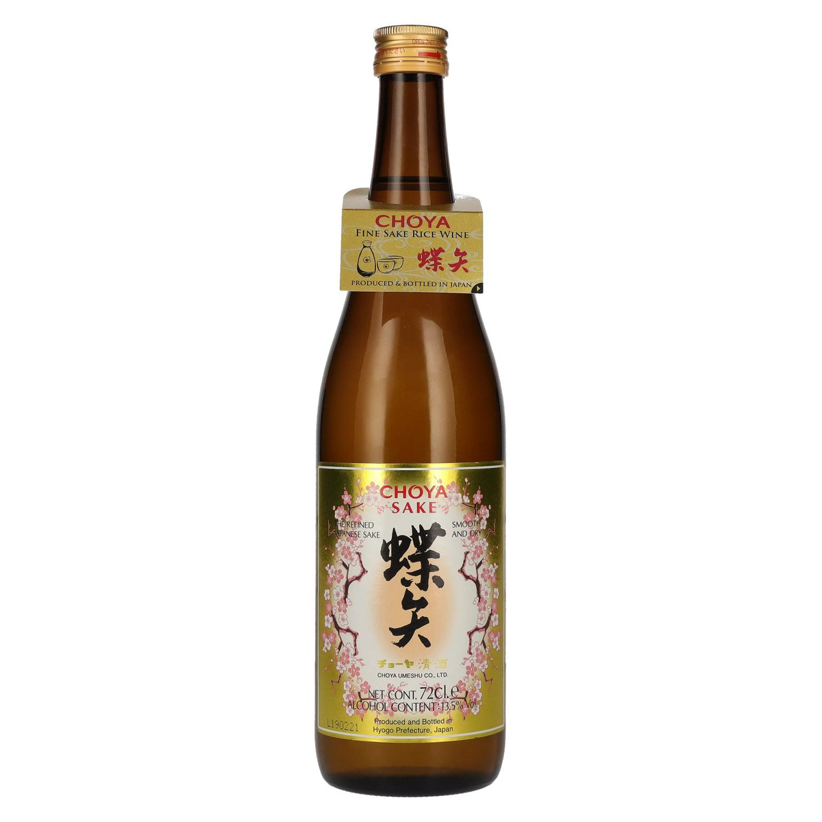 Choya Sake – De verfijnde Japanse sake 13,5% vol. 0,72 l
