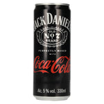 Jack Daniel's No. 7 Whisky &amp; Coca Cola 5% ABV 0.33l can (deposit required)