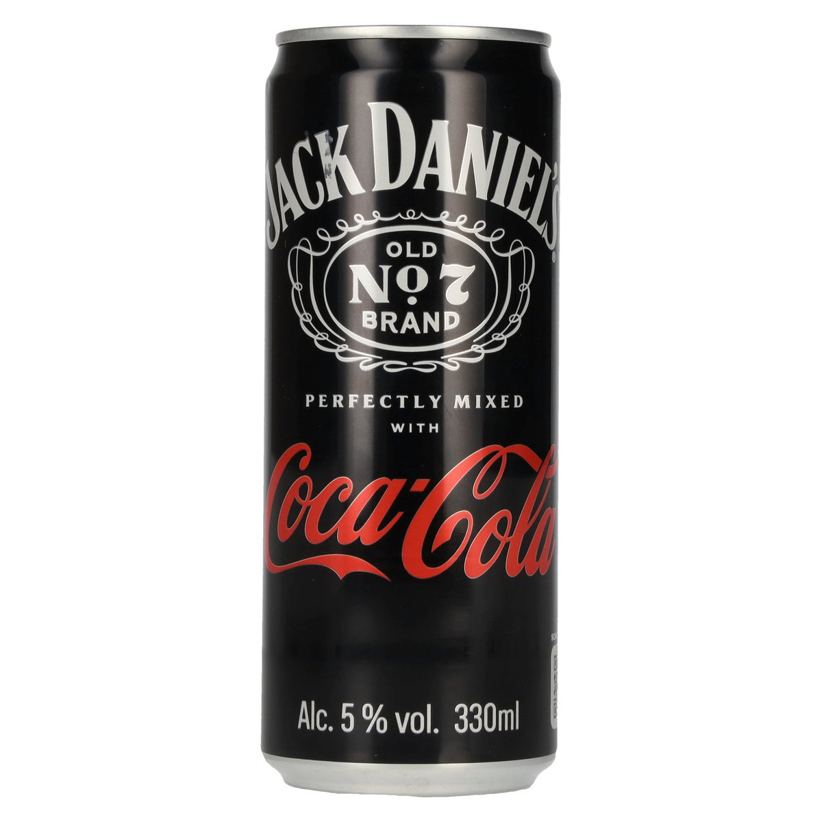 Whisky Jack Daniel's n° 7 &amp; Coca Cola 5 % vol., canette de 0,33 l, consigne