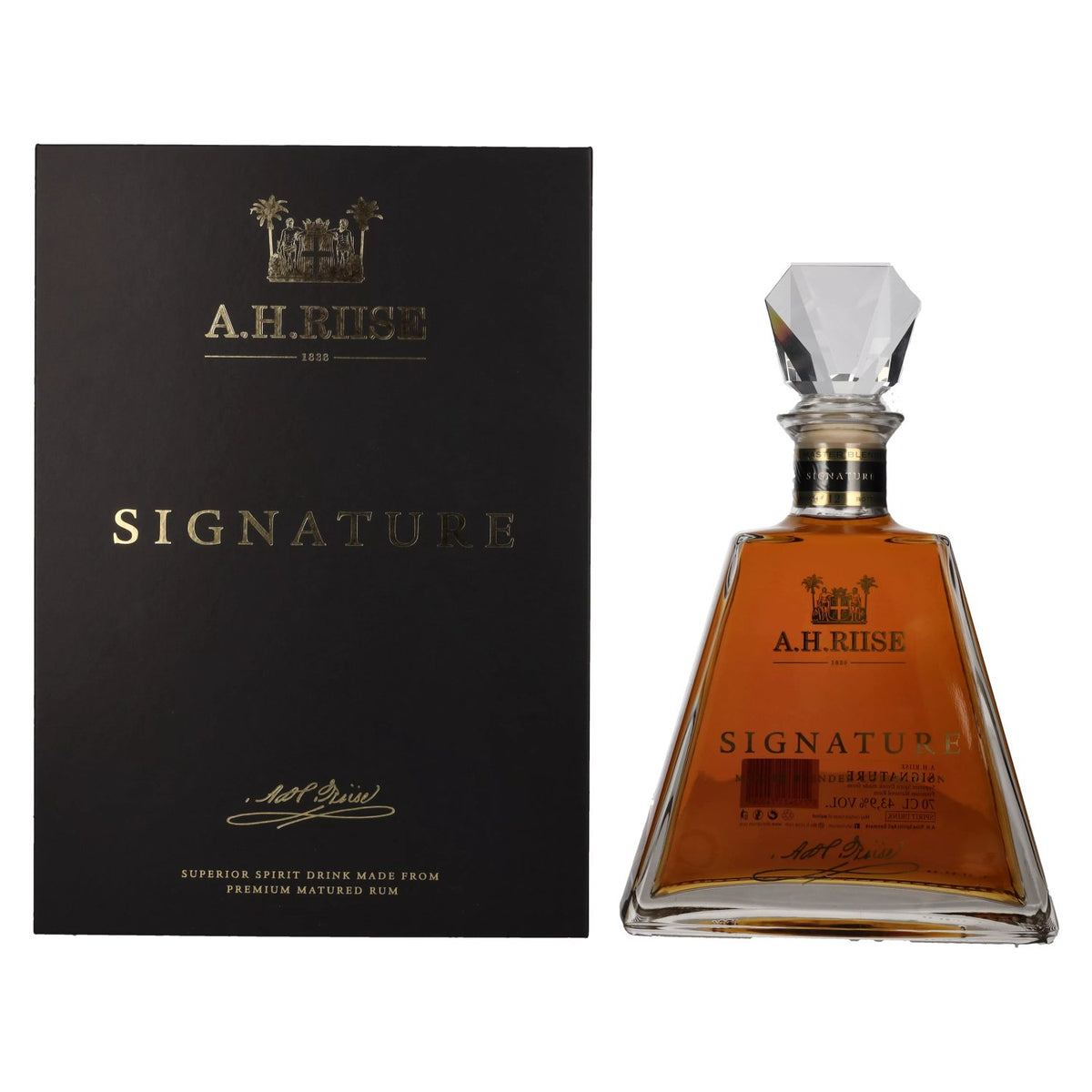 A.H. Riise SIGNATURE Master Blender Collection 43,9% Vol. 0,7l in Geschenkbox