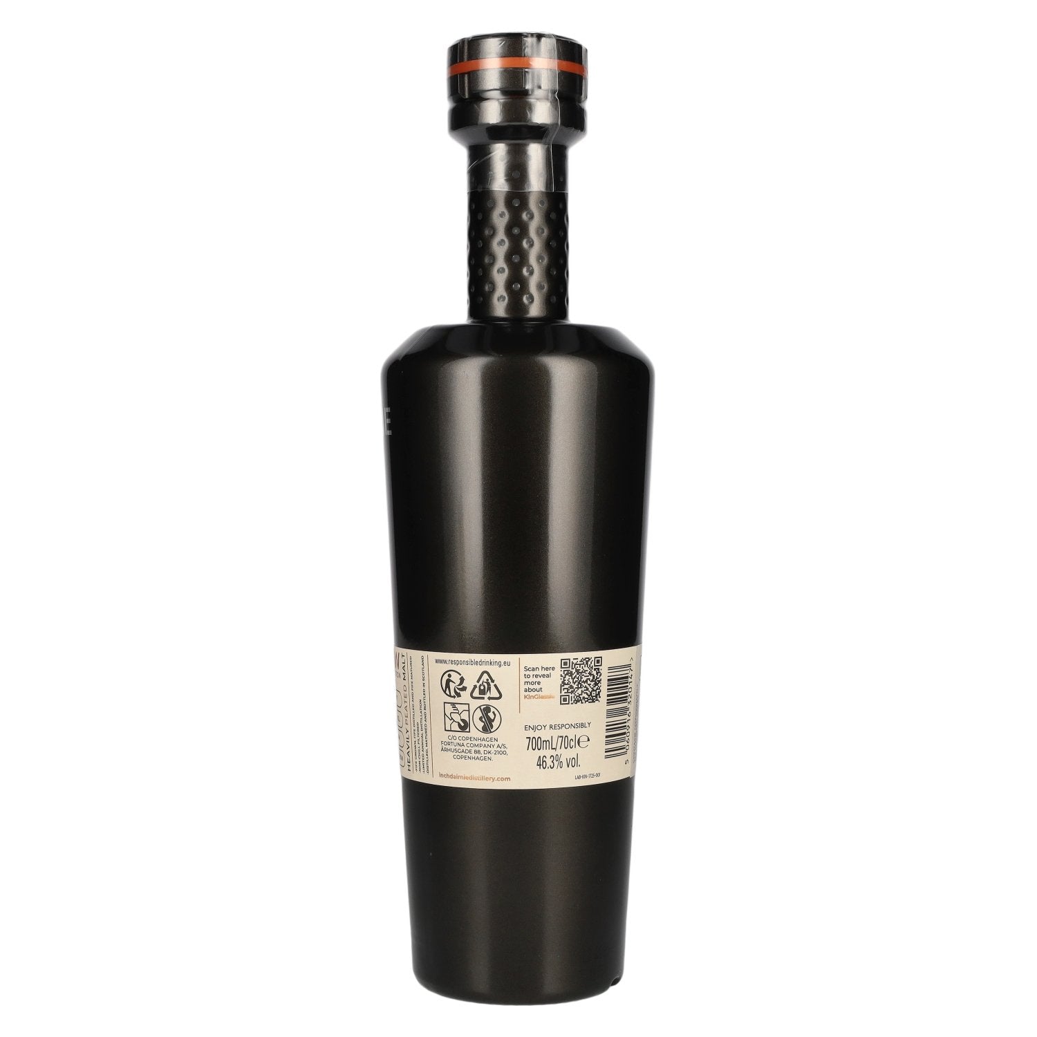 Inchdairnie KinGlassie 8 Years Old Raw Fife Single Malt Scotch Whisky 46,3% Vol. 0,7l