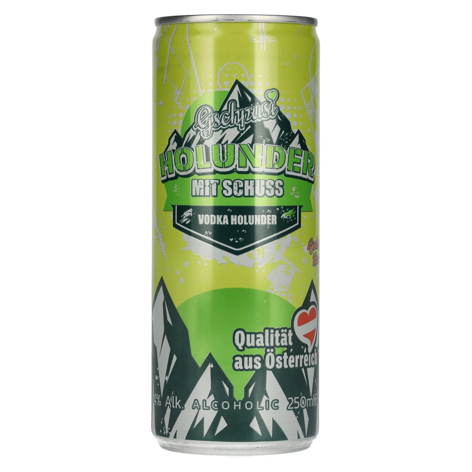 Gschpusi Sureau avec Schuss 4% vol. 0,25l canette consignée