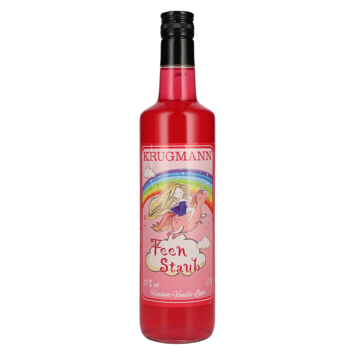 Krugmann FEEN STAUB Himbeer-Vanille-Likör 15% Vol. 0,7l