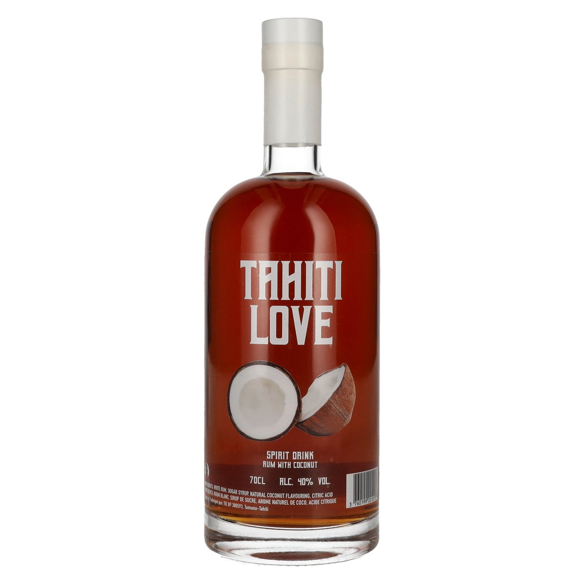Tahiti Love COCONUT Boisson alcoolisée haut de gamme 40 % vol. 0,7 l