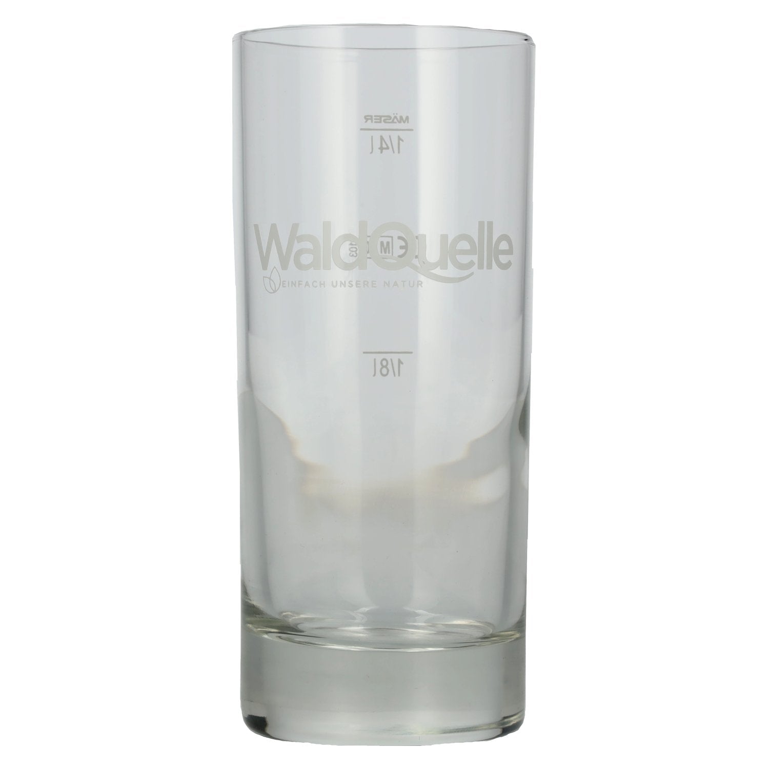 Waldquelle Glas 0,25l mit Eichung