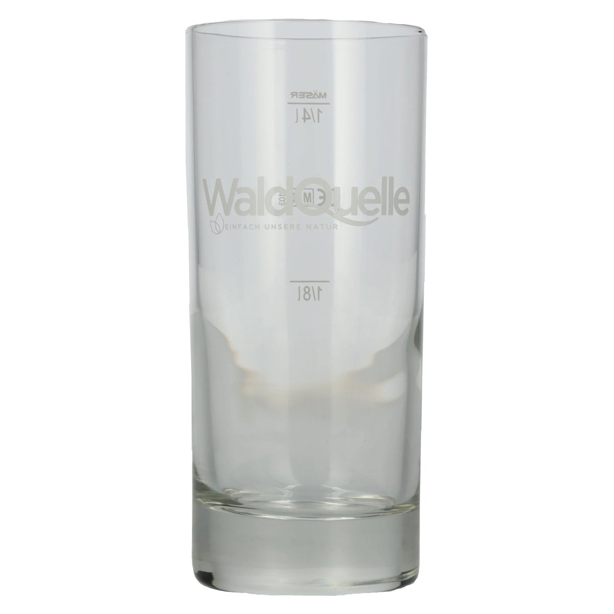 Waldquelle-fles van 0,25 l met kalibratie