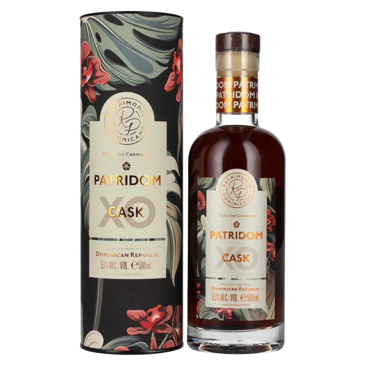 Patridom XO Cask Premium Spirit Drink 65% vol. 0,5 l in geschenkverpakking