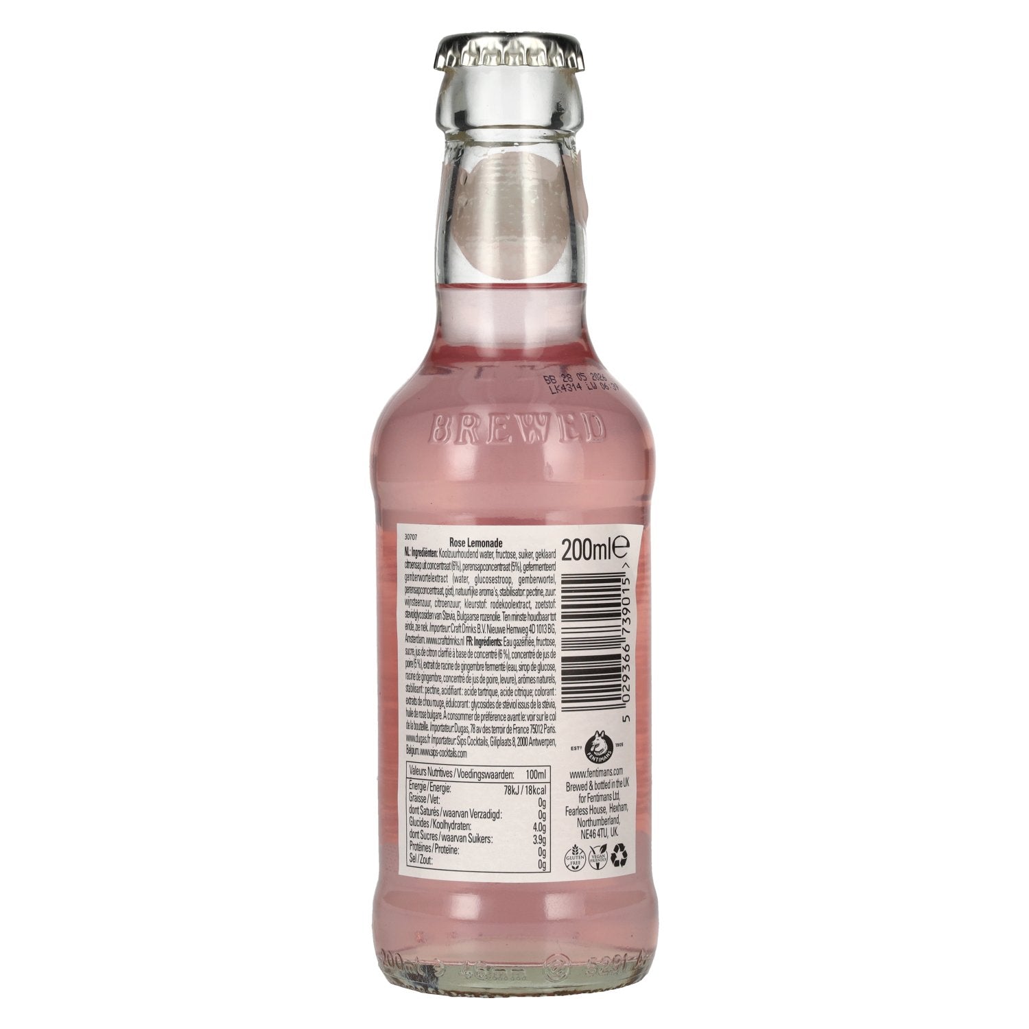 Fentimans ROSE LEMONADE 6x4x0,2l
