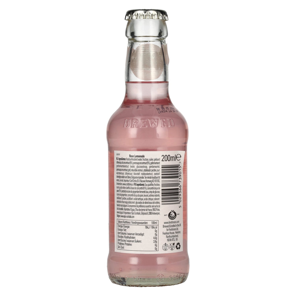 Fentimans ROSE LEMONADE 6x4x0,2 l