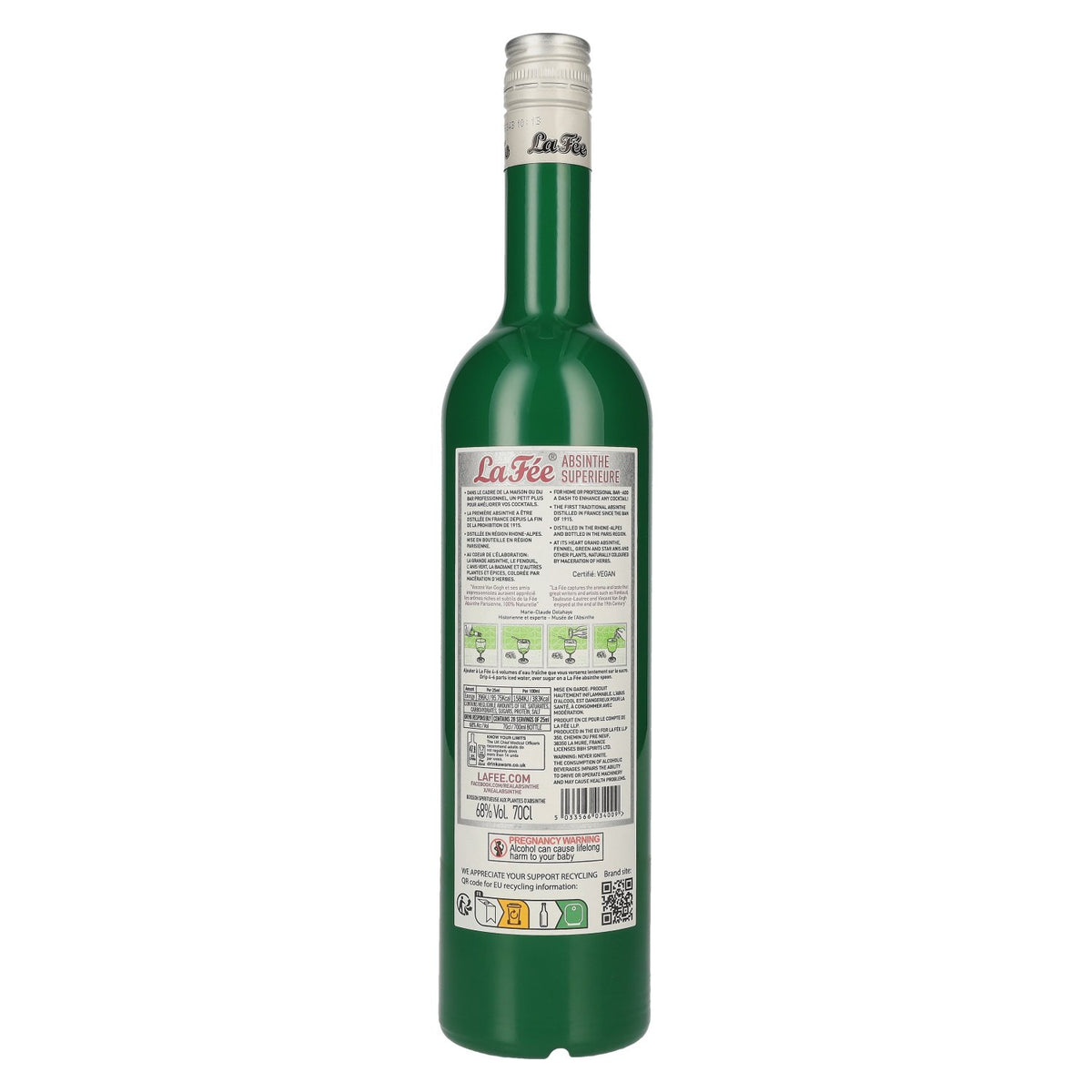 La Fée Absinthe Parisienne 68% vol. 0.7 l
