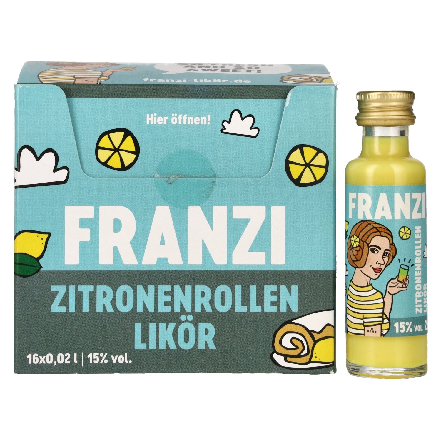 Franzi Likör 15% vol. 16x0,02l