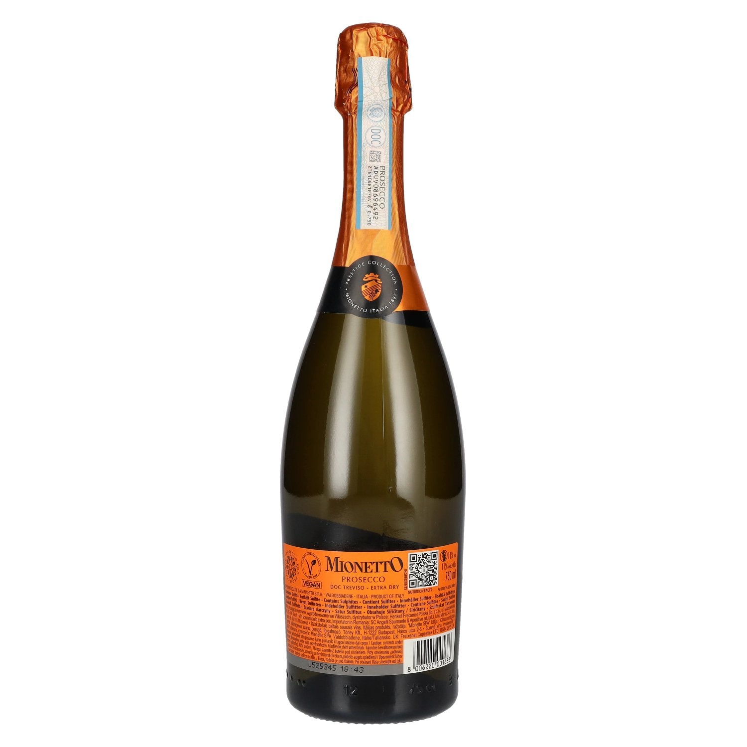 Mionetto Prosecco Treviso Extra Dry DOC 11% Vol. 0,75l