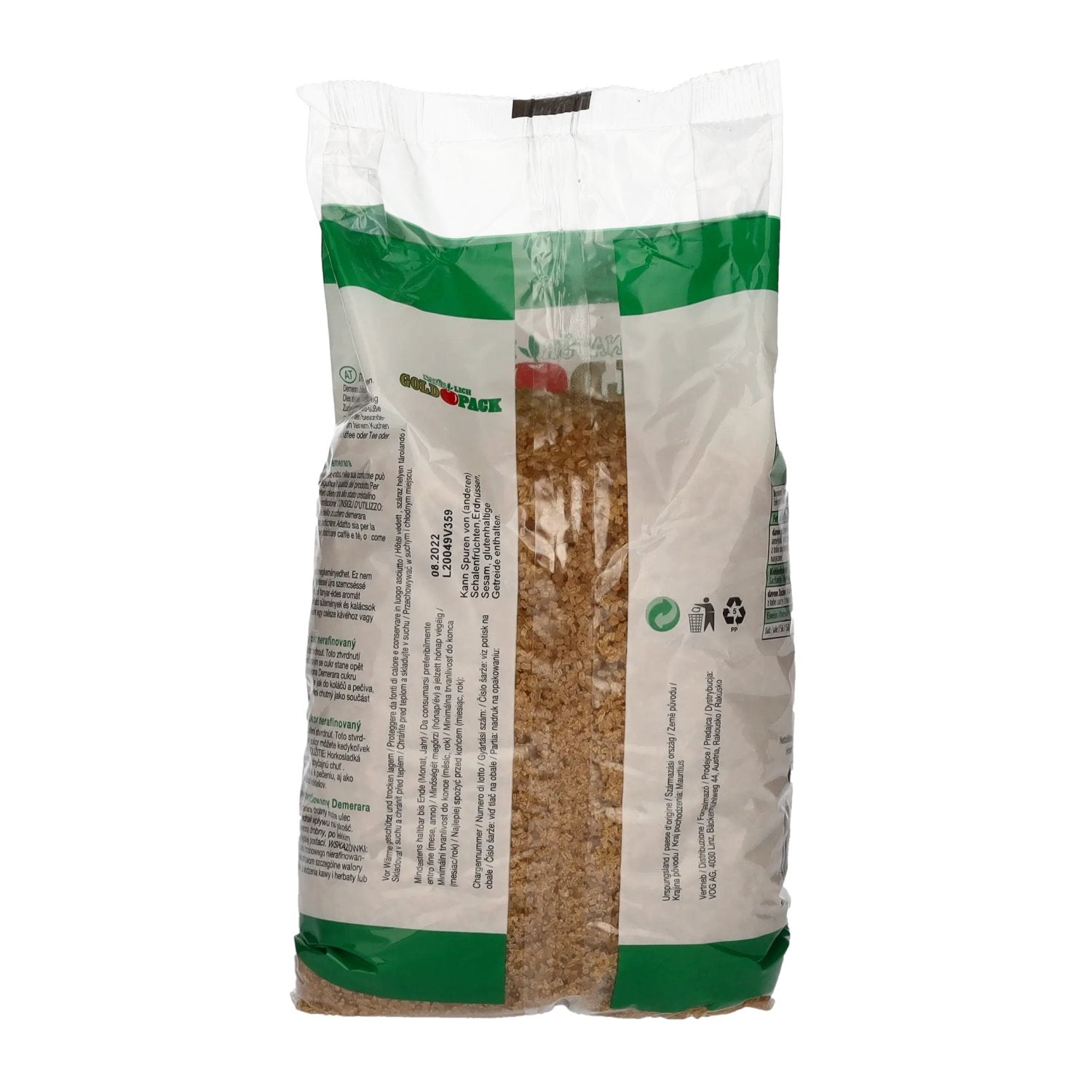 Sucre de canne non raffiné 1000 g