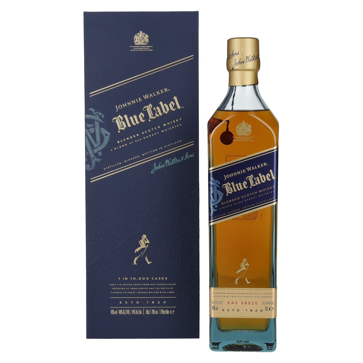 Johnnie Walker Blue Label Blended Scotch Whisky 40% Vol. 0,7l in Geschenkbox