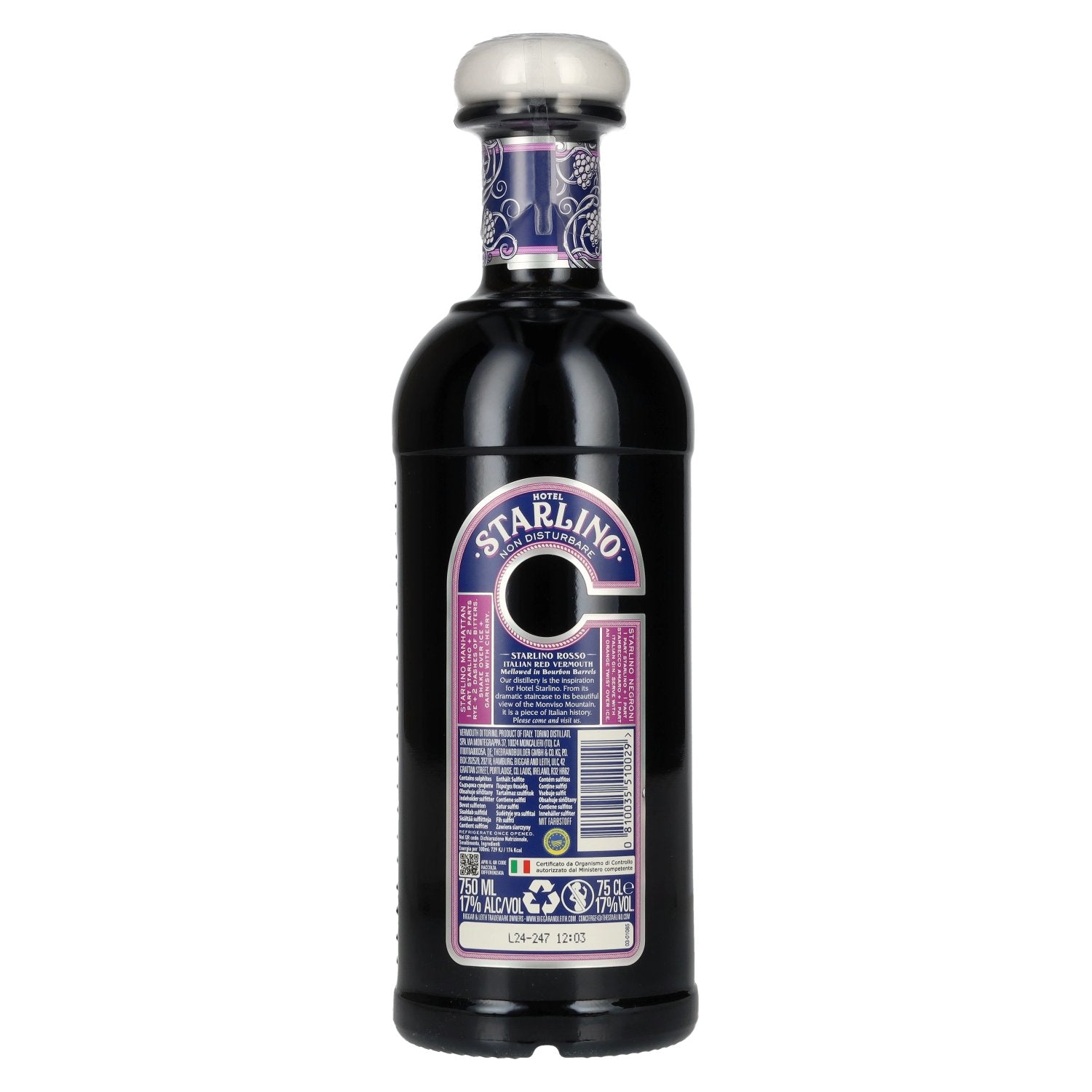 Starlino ROSSO Vermouth 17% Vol. 0,75l
