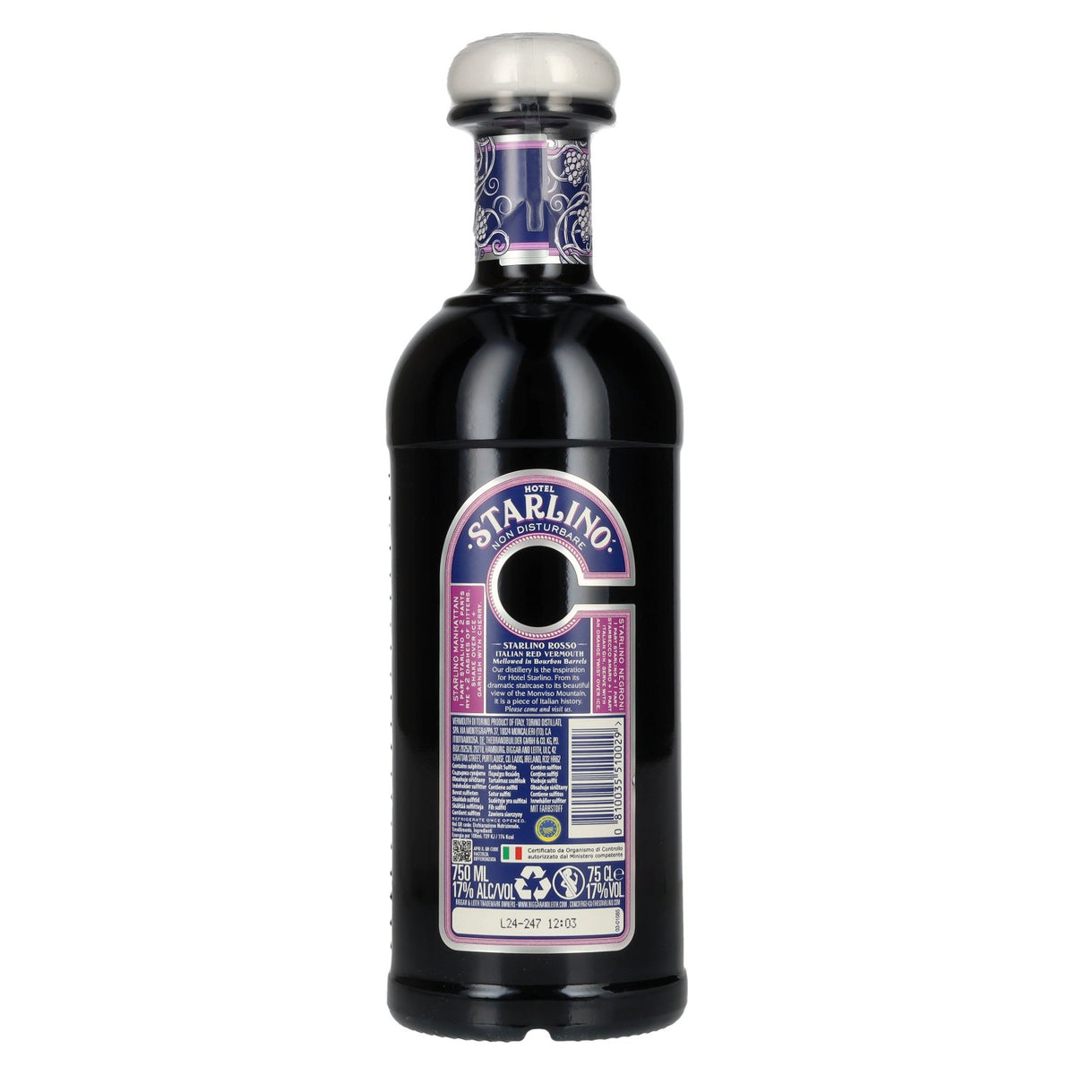 Vermouth Starlino ROSSO 17 % vol. 0,75 l