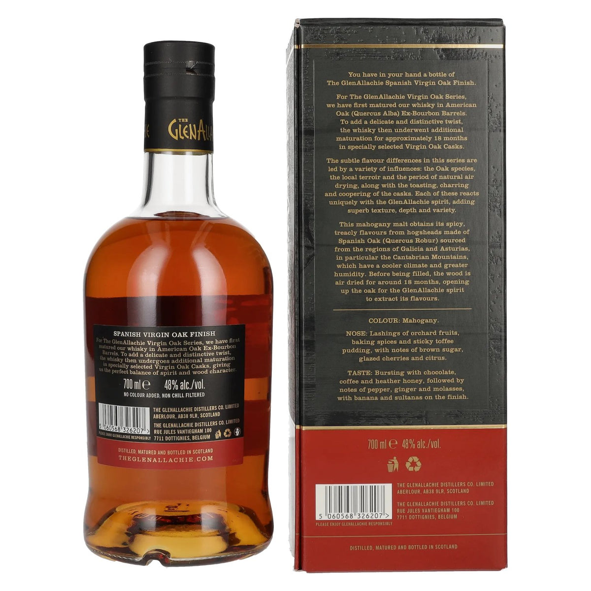 The GlenAllachie 10 Years Old SPANISH VIRGIN OAK FINISH 48% Vol. 0,7l in Geschenkbox