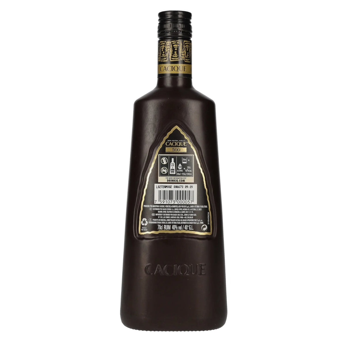 CACIQUE 500 Ron Extra Añejo 40% Vol. 0,7l