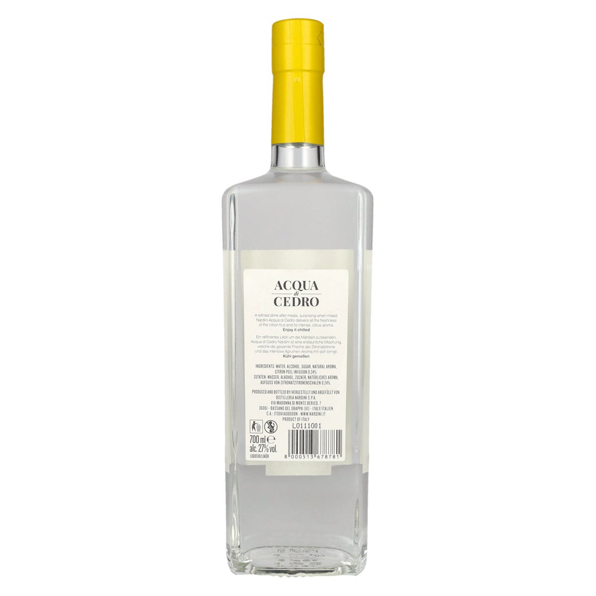 Nardini ACQUA DI CEDRO Liqueur de citron 27 % vol. 0,7 l